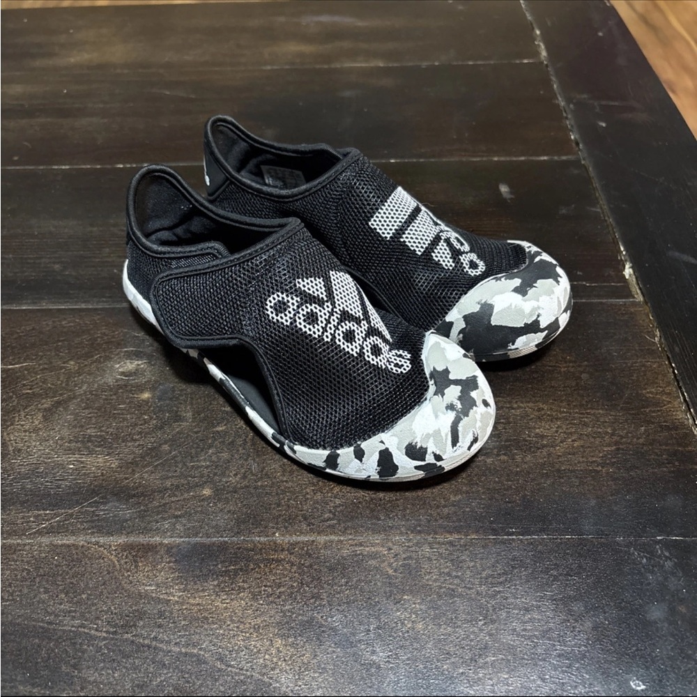 Adidas Kids Altaventure Black and Gray Water Shoes